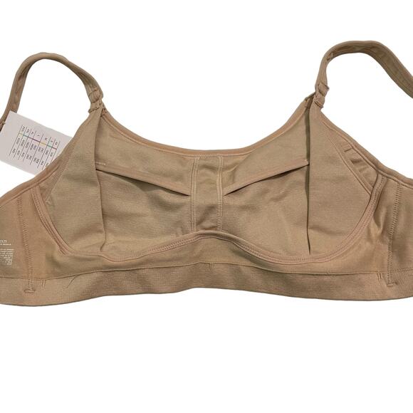 Auden Nursing Bra Womens Size Medium Tan Nursing and Pumping Bra Wireless 281R3 - Picture 6 of 15